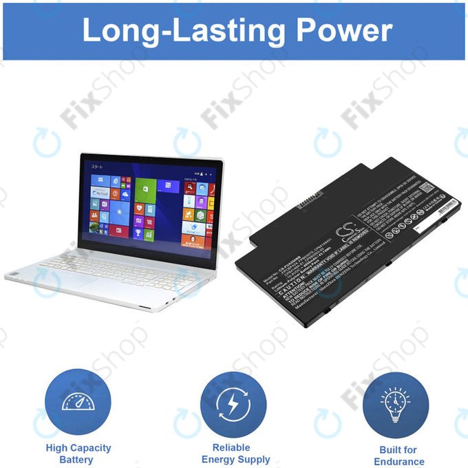 Батерия за Fujitsu Lifebook AH77, A556, A3510, U536, 4050mAh, Li-Pol, 10.8V, CP641484-01, HQ