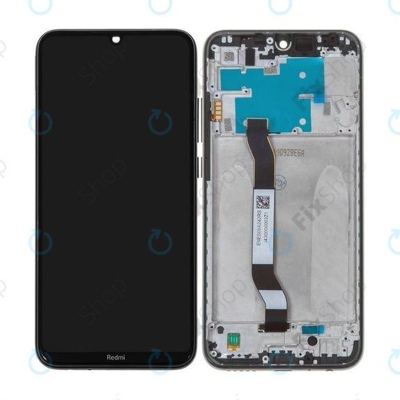 дисплей за Xiaomi Redmi Note 8, Тъчскрийн и рамка, 5600050C3J00, Space Black, Genuine Service Pack