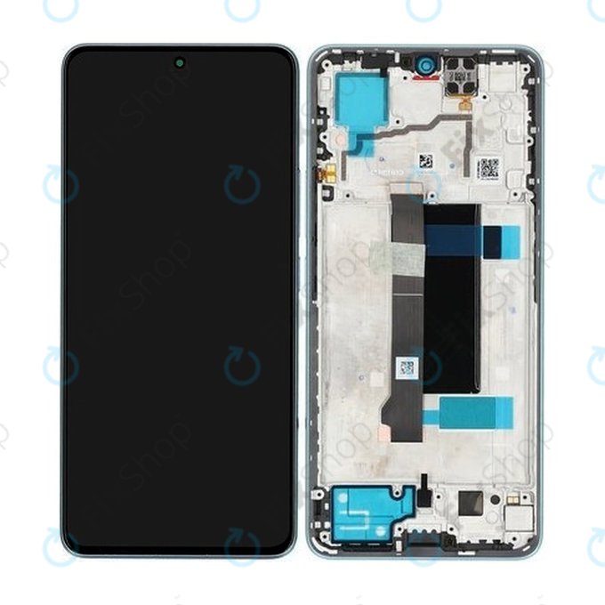 Дисплей за Xiaomi Redmi Note 13 Pro 5G 2312DRA50C, Ocean Teal, Тъчскрийн с рамка, 5600010N1600 Genuine Service Pack