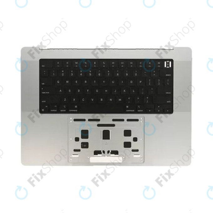 Горен корпус с клавиатура за MacBook Pro 16", A2780 (2023), с US клавиатура и батерия, Silver, 661-32190, Genuine Apple