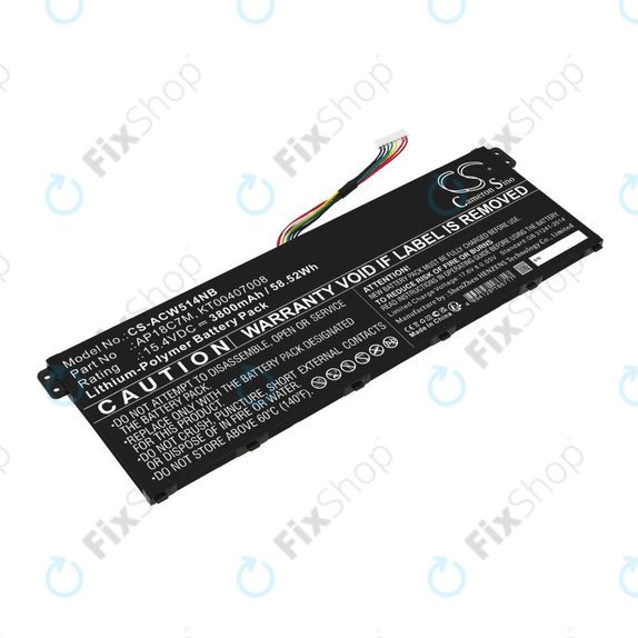 Батерия за Acer ConceptD 3, Spin 5, Swift 3, 5, X, Travelmate Spin P4, 3800mAh, Li-Pol, 15.4V, AP18C7M, HQ
