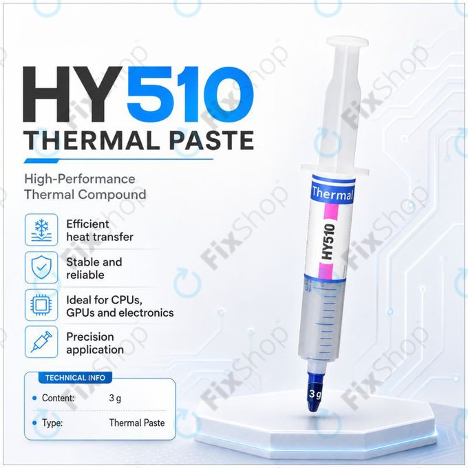 Термопаста Halnziye HY510, 30g