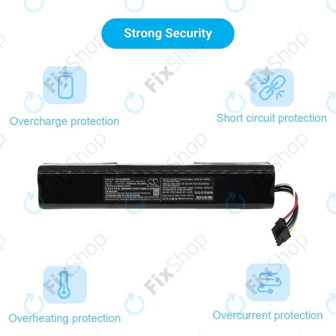Батерия за Neato Botvac D3, D4, D5, D6, D7-series, 945-0225, 205-0011, 205-0013, Li-Ion 14.4V 4200mAh, HQ