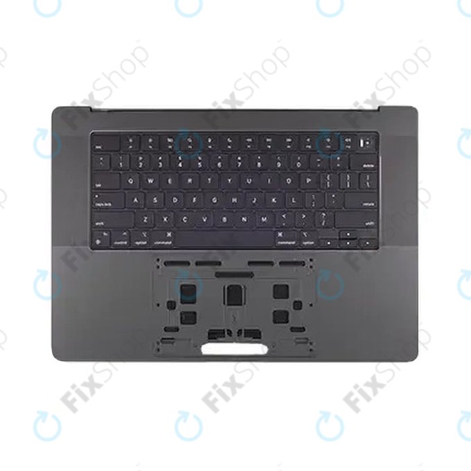 Горен корпус с клавиатура за MacBook Pro 16", A3403 (2024), с US клавиатура и батерия, Space Black, 661-42823, Genuine Apple