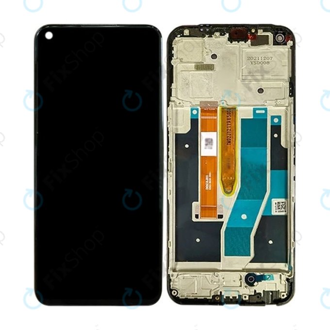 дисплей за OnePlus Nord CE 2 Lite 5G CPH2381, Тъчскрийн и рамка, черен, Black, TFT