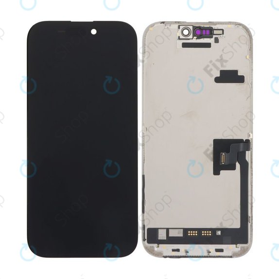 Дисплей In-Cell FHD за iPhone 16 Pro, Тъчскрийн с рамка, FixPremium
