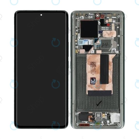 Дисплей за Xiaomi 13 Ultra, Green, Тъчскрийн с рамка, 56000500M100 Genuine Service Pack
