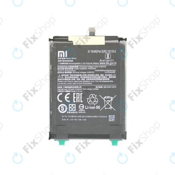 Батерия за Xiaomi Redmi Note 8 Pro, BM4J, 4500mAh, 46BM4JA030H8, Genuine Service Pack