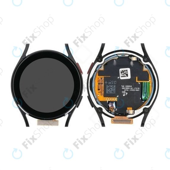 дисплей за Samsung Galaxy Watch 4 40mm R865, тъчскрийн, рамка, черен, Black, GH82-28815A, Genuine Service Pack
