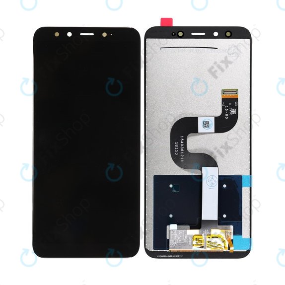 дисплей за Xiaomi Mi A2 (Mi 6X), Тъчскрийн без рамка, черен, Black, TFT