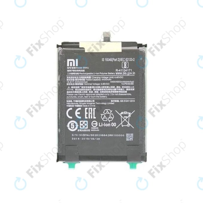 Батерия за Xiaomi Redmi Note 8 Pro, BM4J, 4500mAh, 46BM4JA030H8, Genuine Service Pack