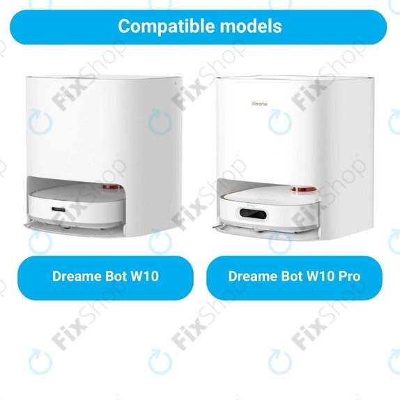 Комплект резервни части за Xiaomi Dreame Bot W10, W10 Pro (2x Основни четки, 4x Филтри, 4x Странични четки, 4x Моп кърпи)