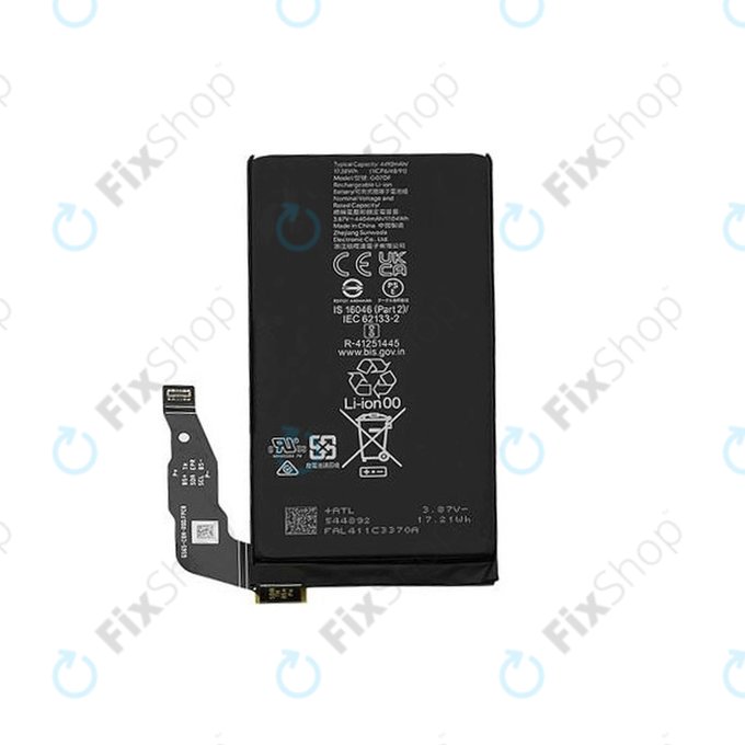 Батерия за Google Pixel 8a, 4492mAh, G07DF, G949-01097-00, G949-00795-00, Genuine Service Pack