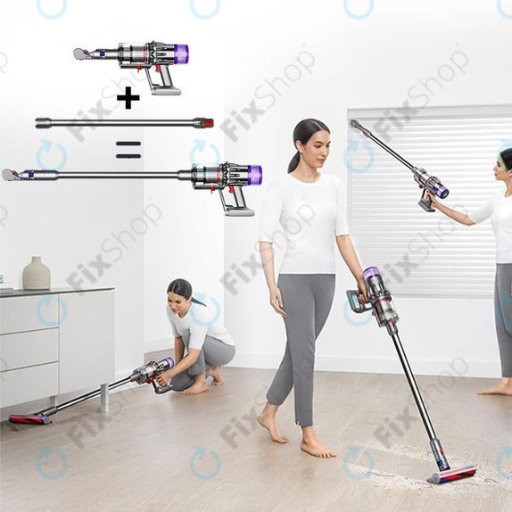 Смукателна тръба за Dyson V12, сребърен, Silver