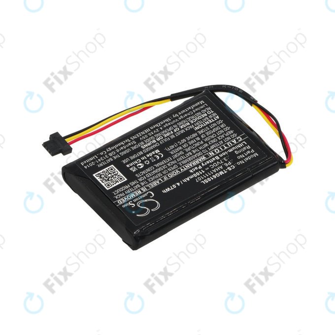 Батерия за TomTom Go 610, 1100mAh, Li-Ion, 3.7V, LAHA1111107, HQ