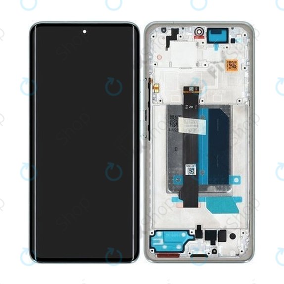 Дисплей OLED за Xiaomi Redmi Note 14 Pro+ 5G , Frost Blue, Тъчскрийн с рамка
