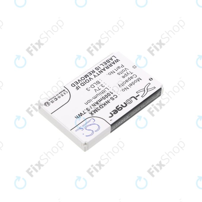 Батерия за Nokia 7250i, 6610, 6585, 6560, 6200, 6220, 1000mAh, Li-Ion, 3.7V, BLD-3, HQ