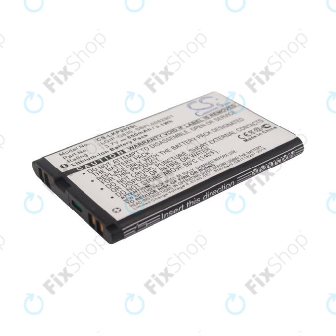 Батерия за LG KG120, 850mAh, Li-Ion, 3.7V, LGIP-G830, HQ