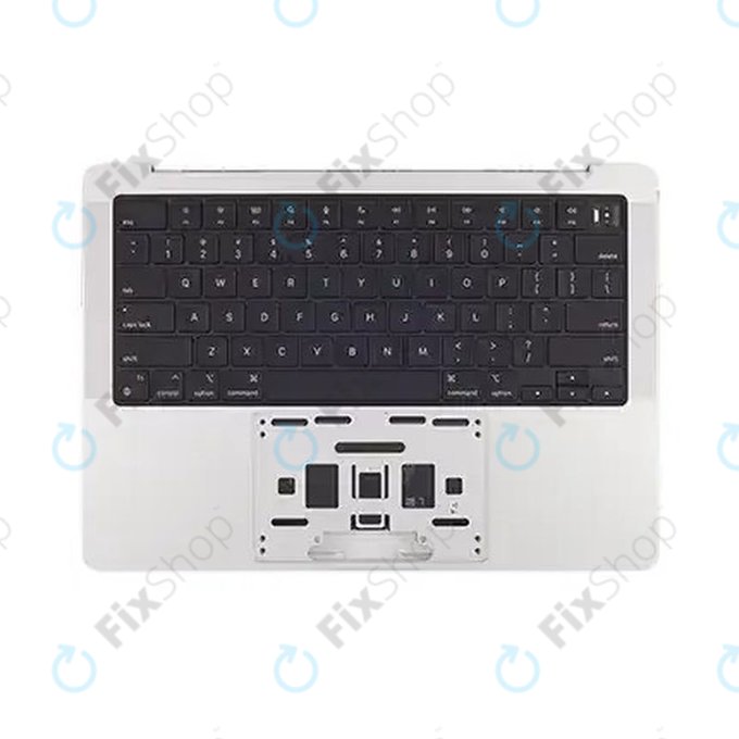 Горен корпус с клавиатура за MacBook Pro 14", A2918 (2023), с US клавиатура и батерия, Silver, 661-35709, Genuine Apple