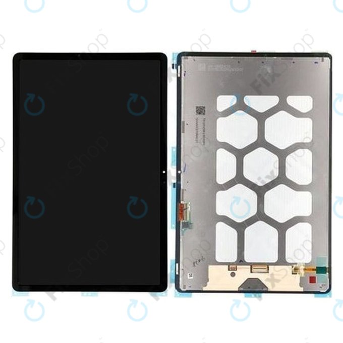 LCD дисплей за Samsung Tab S7 FE 5G T736B, Тъчскрийн и рамка, Mystic Black, GH82-25897A, Genuine Service Pack