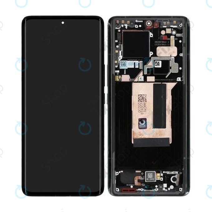 Дисплей за Xiaomi 13 Ultra, Black, Тъчскрийн с рамка, 56000600M100 Genuine Service Pack