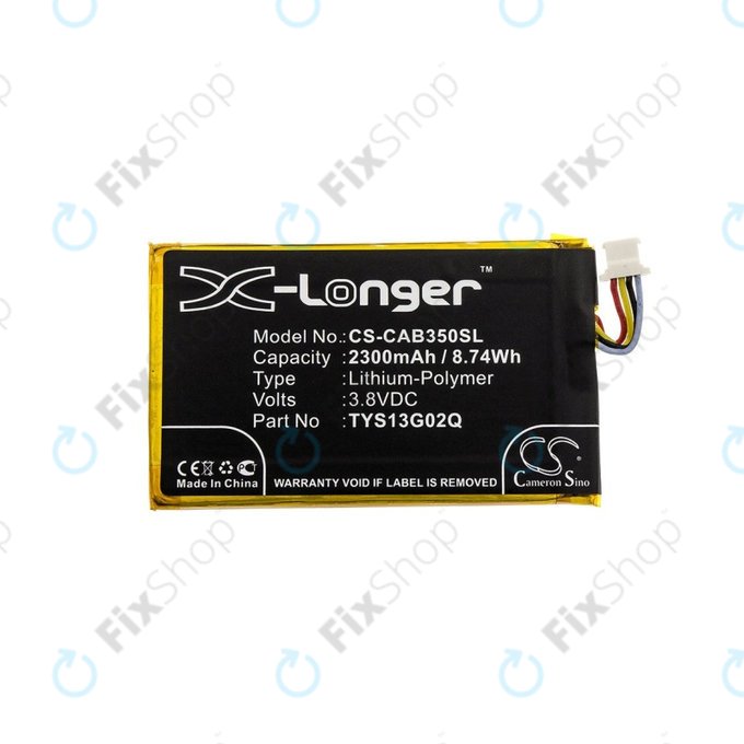 Батерия за Caterpillar CAT B35, 2300mAh, Li-Pol, 3.8 V, TYS13G02Q, HQ