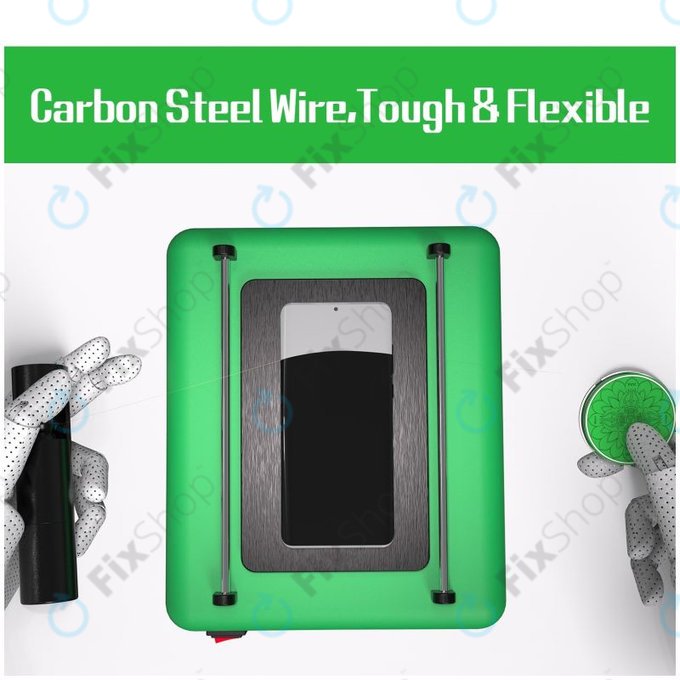 Тънка Тел за разделяне на LCD дисплеи, 0.035mm x 100m, 5 броя, 2UUL Vajra Wire