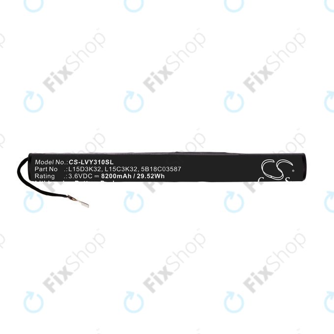 Батерия за Lenovo Yoga TAB 3 YT3-X50, L15D3K32, L15C3K32, 5B18C03587, 8200mAh, HQ
