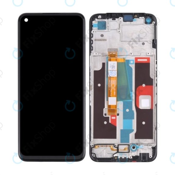 дисплей за Realme 8i RMX3151, Тъчскрийн и рамка, TFT