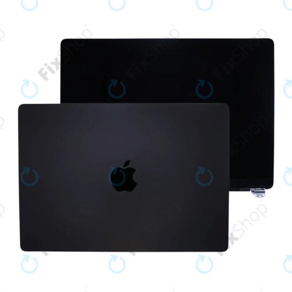 LCD дисплей за MacBook Pro 14", A3112, A3185 (2024), с предно стъкло и капак, Nano-Texture, Space Black, 661-41795, Genuine Apple