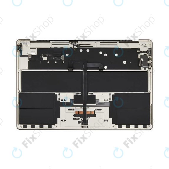 Горен корпус с клавиатура за MacBook Air 15", A3114 (2024), с US клавиатура и батерия, Starlight, 661-40268, Genuine Apple