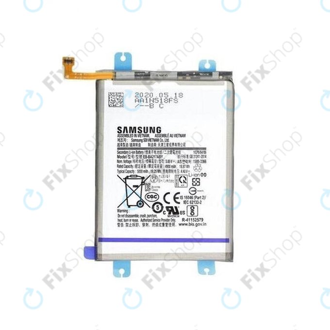 Батерия за Samsung A04s, A12, A13, A13 5G, A21s, M12, EB-BA217ABY, 5000mAh, GH82-22989A, GH82-29803A, Genuine Service Pack