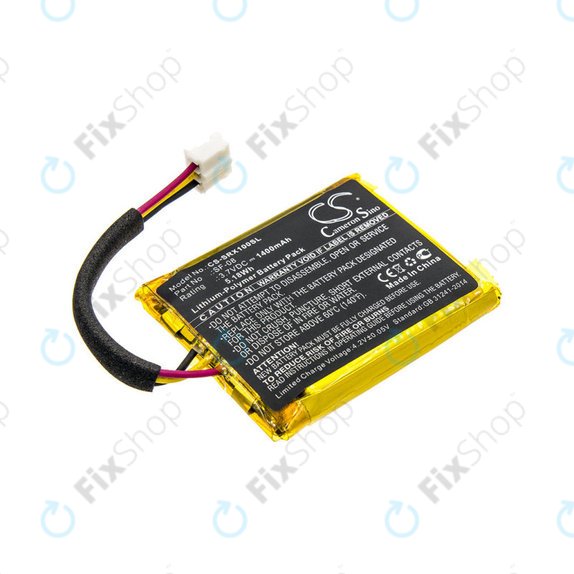 Батерия за Sony SRS-XB10, SRS-XB12, WH-L600, 1400mAh, Li-Pol, 3.7V, SF-08, HQ