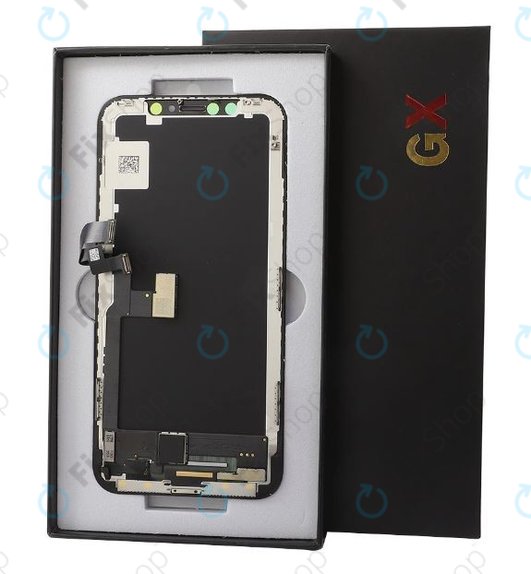 Дисплей Soft OLED за iPhone X, Тъчскрийн с рамка, FixPremium