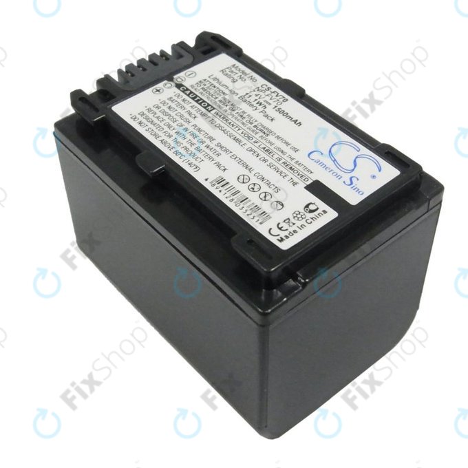 Батерия за Sony DCR-DVD, HC, SR, HDR-CX, HC, PJ, XR, NEX-VG, 1500mAh, Li-Ion, 7.4V, NP-FV70, HQ