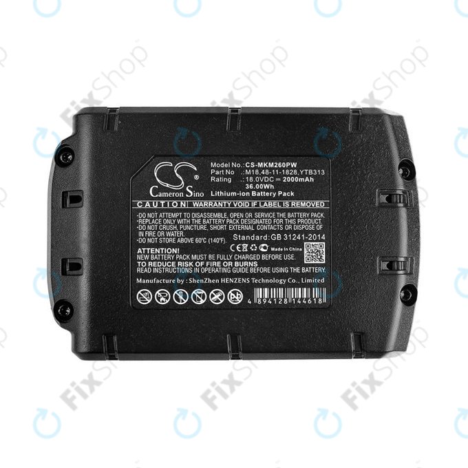 Батерия за Milwaukee, Atlas Copco, Berner, 2000mAh, Li-Ion, 18V, M18, HQ