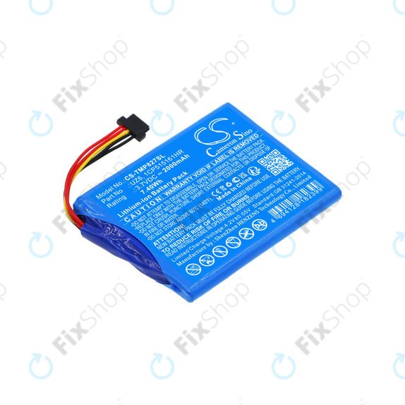 Батерия за TomTom Pro 8270, Pro 8275, 2000mAh, Li-Ion, 3.7V, UZ6, HQ