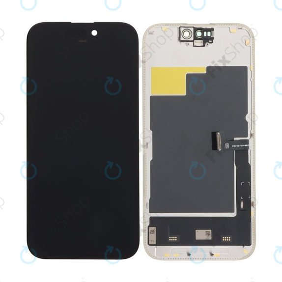 Дисплей Soft OLED за iPhone 15 Pro, Тъчскрийн с рамка, DIAGNOSTIC
