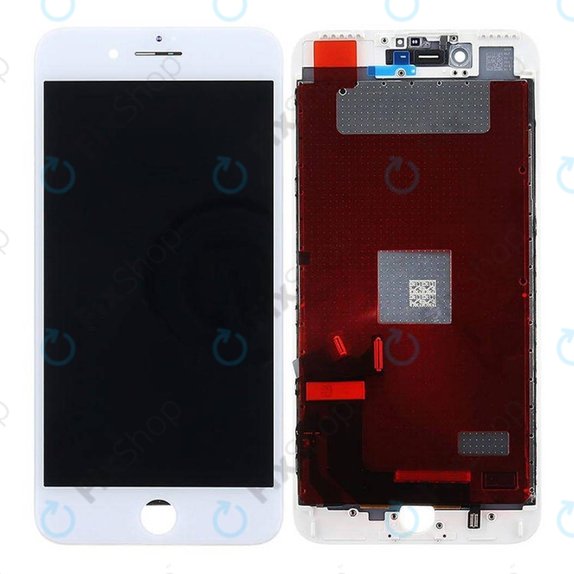 Дисплей за iPhone 7 Plus, White, Тъчскрийн с рамка, Refurbished