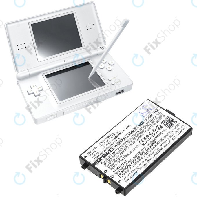Батерия за Nintendo, 850mAh, Li-Ion, 3.7V, NTR-003, HQ