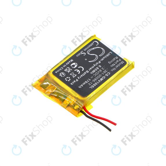 Батерия за Garmin Femix 6s Pro, Venu, 170mAh, Li-Pol, 3.8V, 361-00086-12, HQ