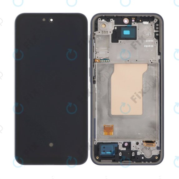 Дисплей OLED за Samsung A35 A356B, Awesome Iceblue, Тъчскрийн с рамка