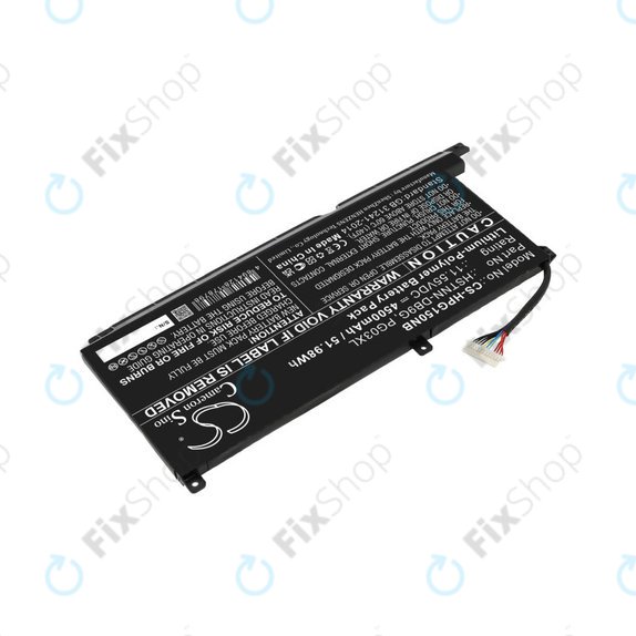Батерия за HP Pavilion Gaming 15,16, Spectre X360 15, 4500mAh, Li-Pol, 11.55V, 3ICP6/60/72, HQ