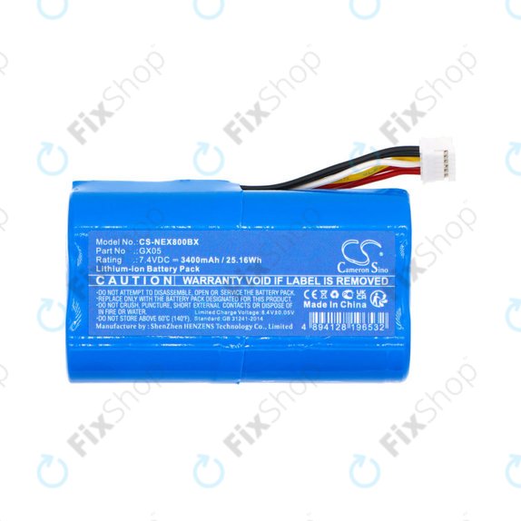Батерия за Dejavoo Qd2, Nexgo N86, Wizarpos Q2, 2600mAh, Li-Ion, 7.4V, GX05, HQ