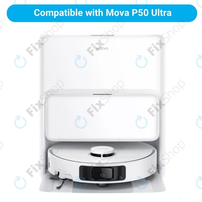 Комплект резервни части за Mova P50 Ultra (1x Основна четка, 2x Филтър, 2x Странична четка, 4x Моп кърпа, 2x Торба за прах)
