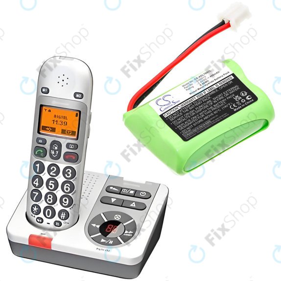 Батерия за SWITEL MD9300, 9500, AUDIOLINE Dect 7500, 7501, 400mAh, Ni-MH, 2.4V, SL30013, HQ