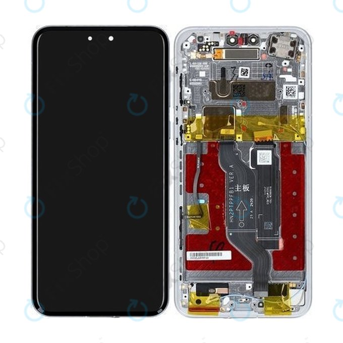 Дисплей за Honor Magic7 Pro, Lunar Shadow Grey, Тъчскрийн с рамка, 0235AMRW Genuine Service Pack