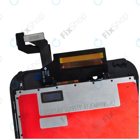 Дисплей за iPhone 6S, Black, Тъчскрийн с рамка