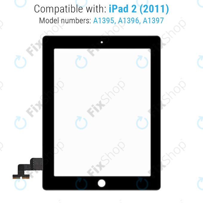 Тъчскрийн за iPad 2, Black