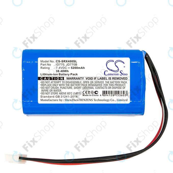 Батерия за Sony Srs-Xb40, Srs-Xb41, 5200mAh, Li-Ion, 7.4V, ID770, HQ